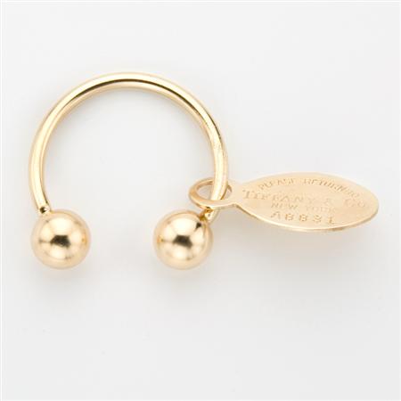 Gold Key Ring, Tiffany & Co. 	 