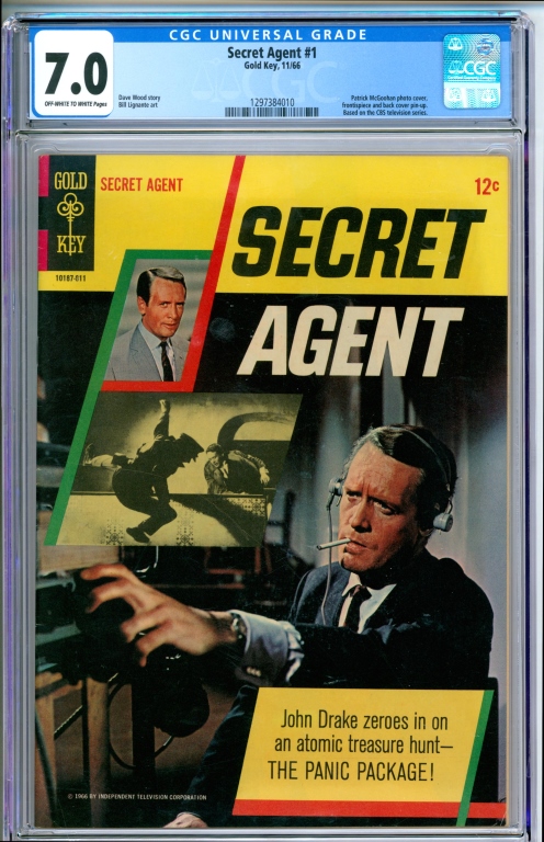 GOLD KEY SECRET AGENT #1 CGC 7.0