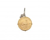 GOLD KRUGERRAND PENDANTGold Kr