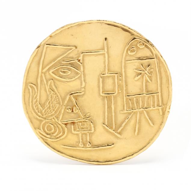 GOLD LA FEMMè A LA  FENêTRE PENDANT