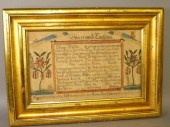 GOLD LEAF FRAMED INK & WATERCO