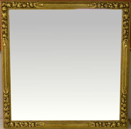Gold leaf mirror  floral and
