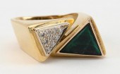 GOLD, MALACHITE AND DIAMOND BY