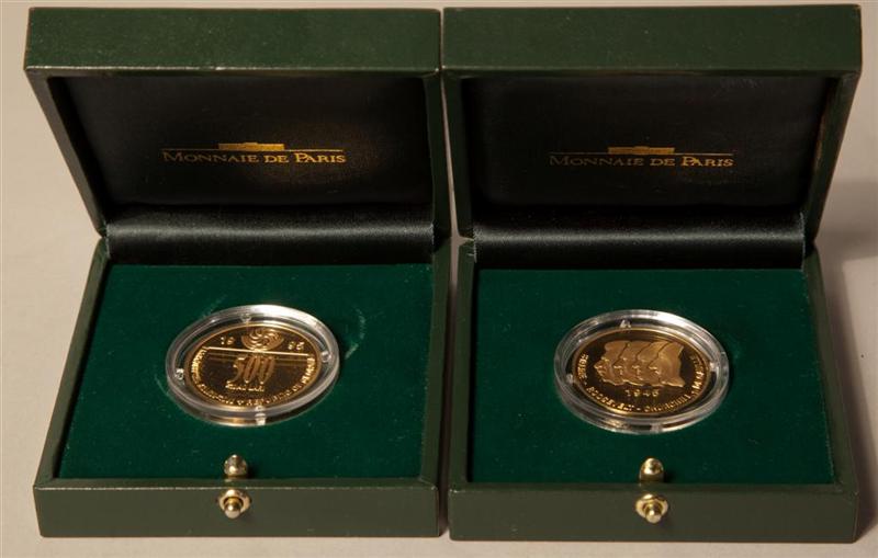 GOLD MEMORIAL COINS FROM THE