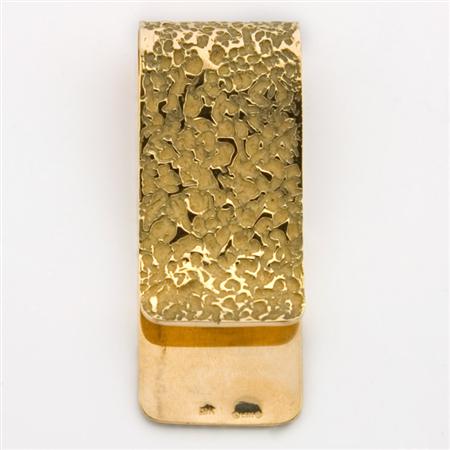 Gold Money Clip, David Webb 	 
