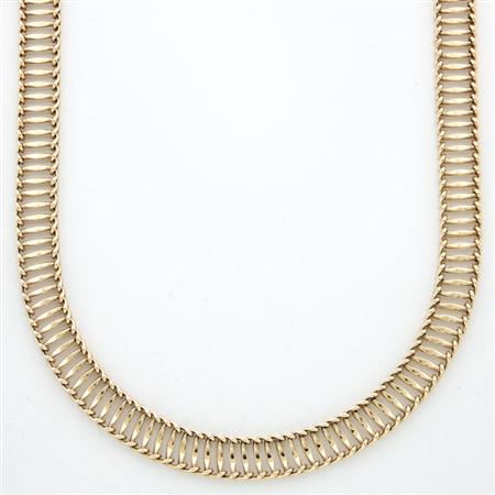 Gold Necklace 	 