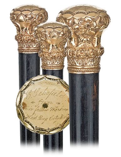 GOLD NEW WORLD PRESENTATION CANECa.