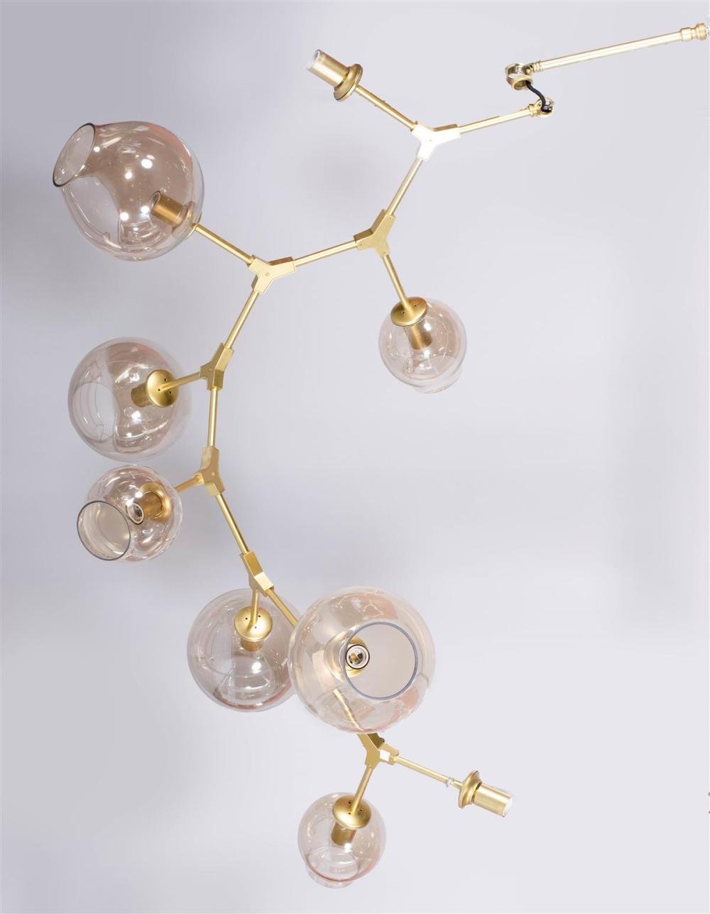 GOLD ORB CHANDELIERGOLD ORB