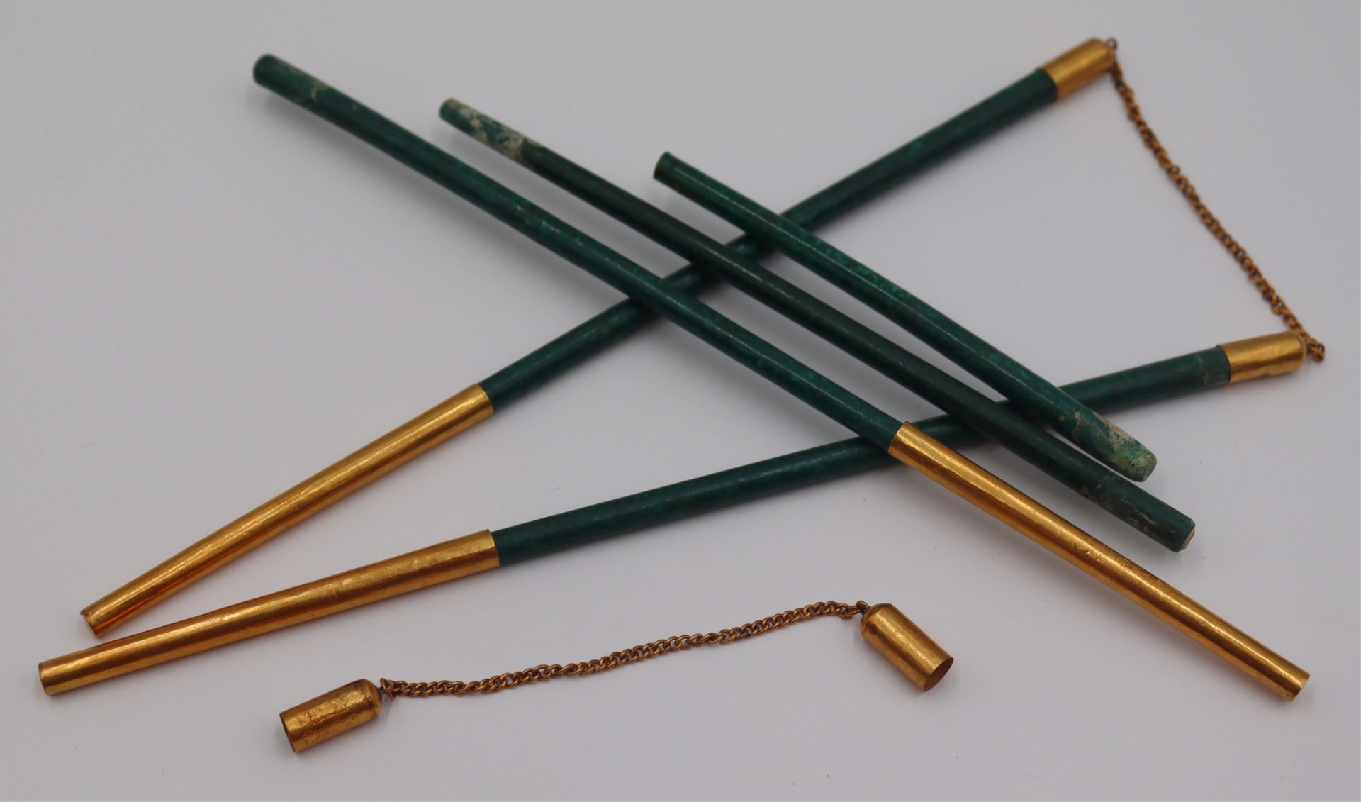 GOLD. PAIR OF HIGH KARAT GOLD