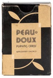 GOLD PEAU DOUX PLAYING CARDS.C