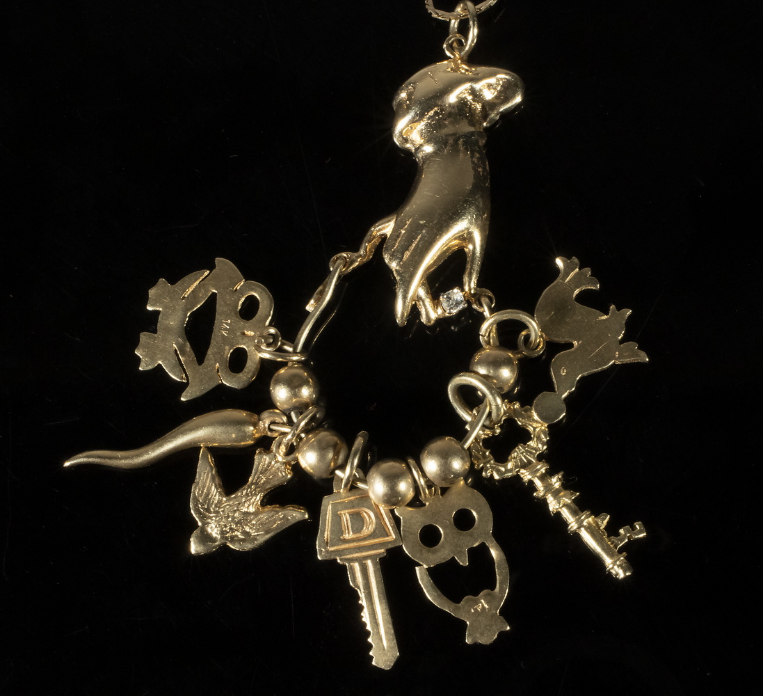 GOLD PENDANT NECKLACE Fine 14K