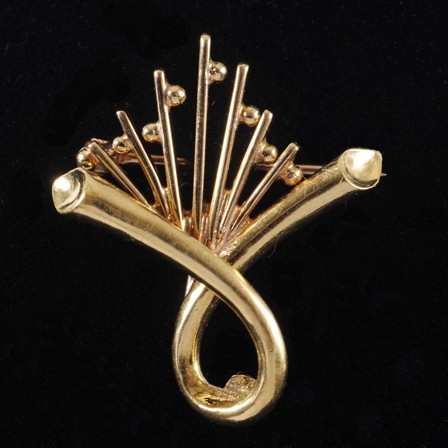GOLD PIN 1 1/4 x 1 in.