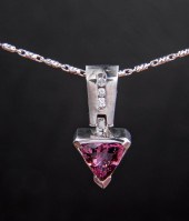 GOLD, PINK TOURMALINE AND DIAM