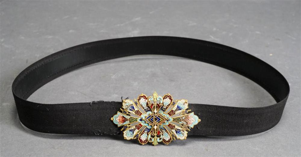 GOLD PLATED AND CLOISONNE ENAMEL