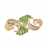Gold, Platinum, Demantoid Garn