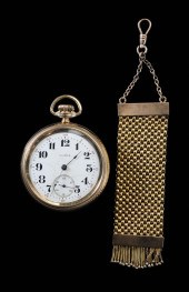 Gold Pocket Watch and Fob Illi