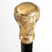 GOLD PRESENTATION CANEDated 18