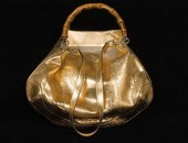 Gold python Gucci hobo purse