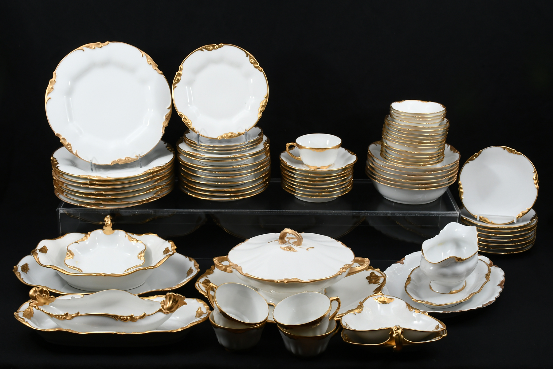 GOLD RIMMED FRENCH JPL LIMOGES