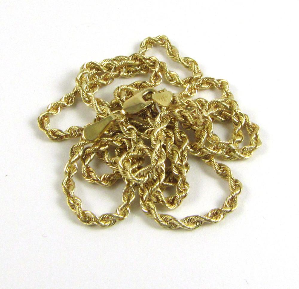 GOLD ROPE NECK CHAINGOLD ROPE