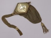 GOLD. SIGNED 14KT GOLD MESH CO