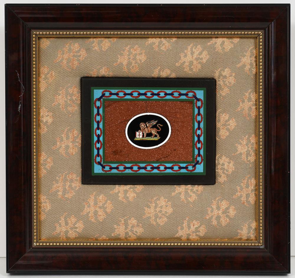 GOLD STONE MIRCRO MOSIAC FRAMED
