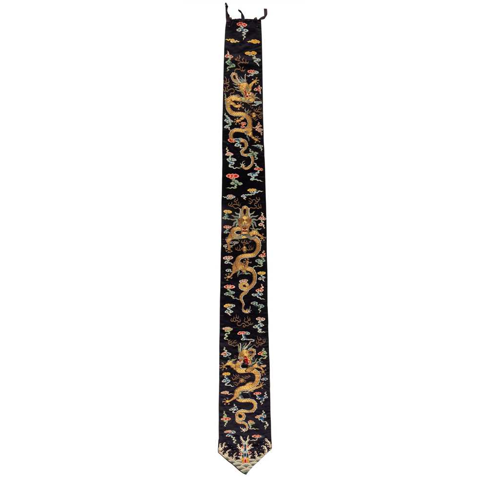 GOLD-THREAD AND SILK EMBROIDERY