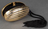 GOLD-TONE MINAUDI?RE WITH CRYS