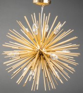 GOLD-TONE STARBURST OR SPUTNIK