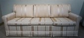 GOLD UPHOLSTERED SLEEP SOFA, L