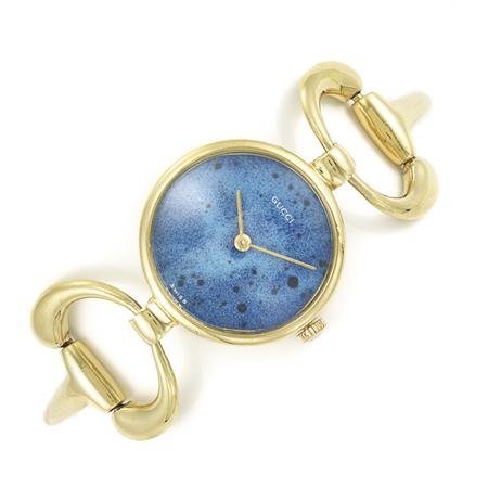 Gold Wristwatch, Gucci 	 