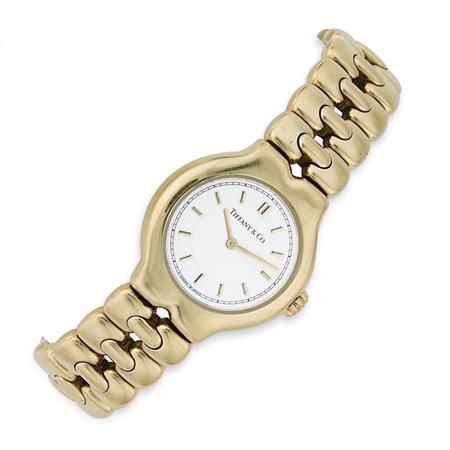 Gold Wristwatch, Tiffany & Co. 	 