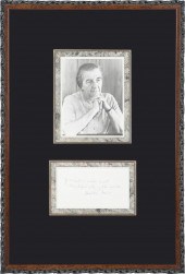 GOLDA MEIR SIGNNATUREpaper fra