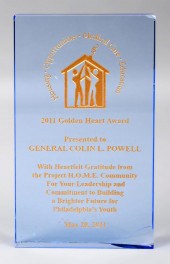 GOLDEN HEART AWARD, PRESENTED
