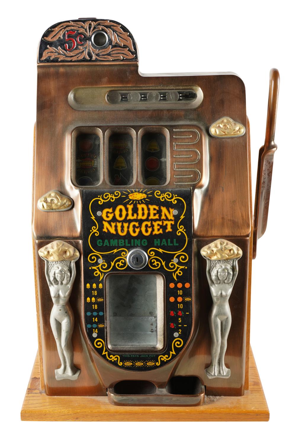 GOLDEN NUGGET NICKEL SLOT MACHINEon