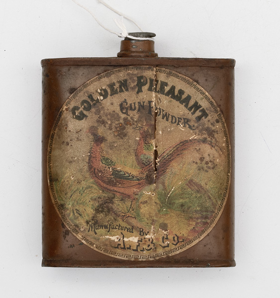 Golden Pheasant Gunpowder Tin