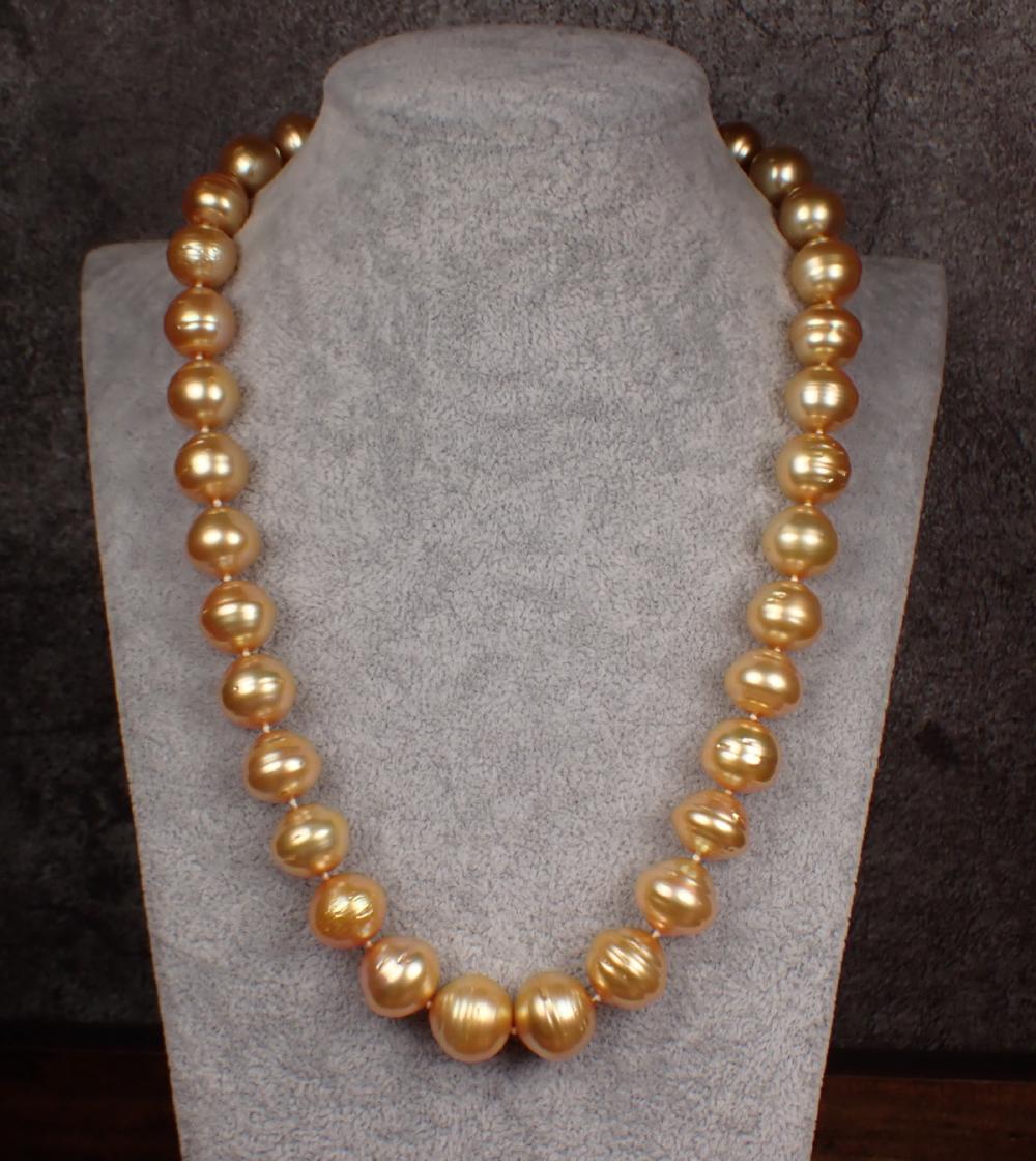 GOLDEN SOUTH SEA PEARL AND GOLD