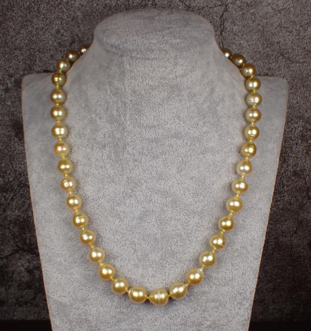GOLDEN SOUTH SEA PEARL AND GOLD