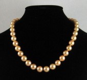 GOLDEN SOUTH SEA PEARL NECKLAC