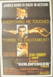 Goldfinger poster  1 Sheet  US