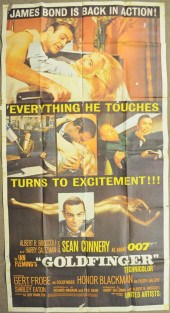 Goldfinger poster  3 Sheet  US