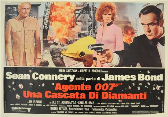 Goldfinger posters  partial set