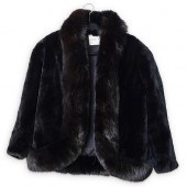 GOLDIN FELDMAN MINK FUR BLACK