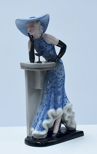 GOLDSCHEIDER FIGURE OF ART DECO