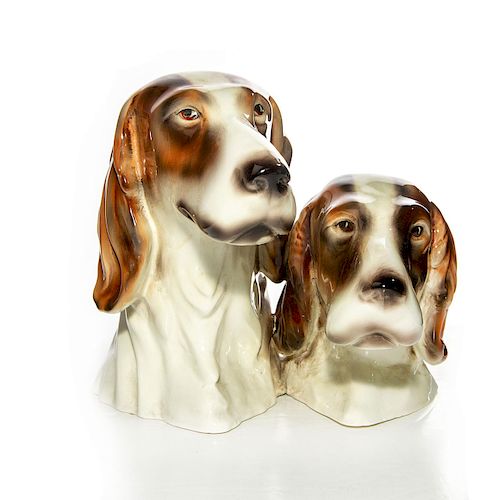 GOLDSCHEIDER HUNTING DOG BUST, 2