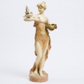 Goldscheider Painted Plaster F