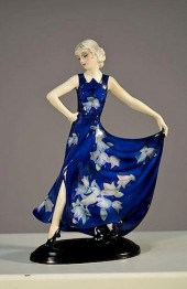 GOLDSCHEIDER WEIN ART DECO FIG