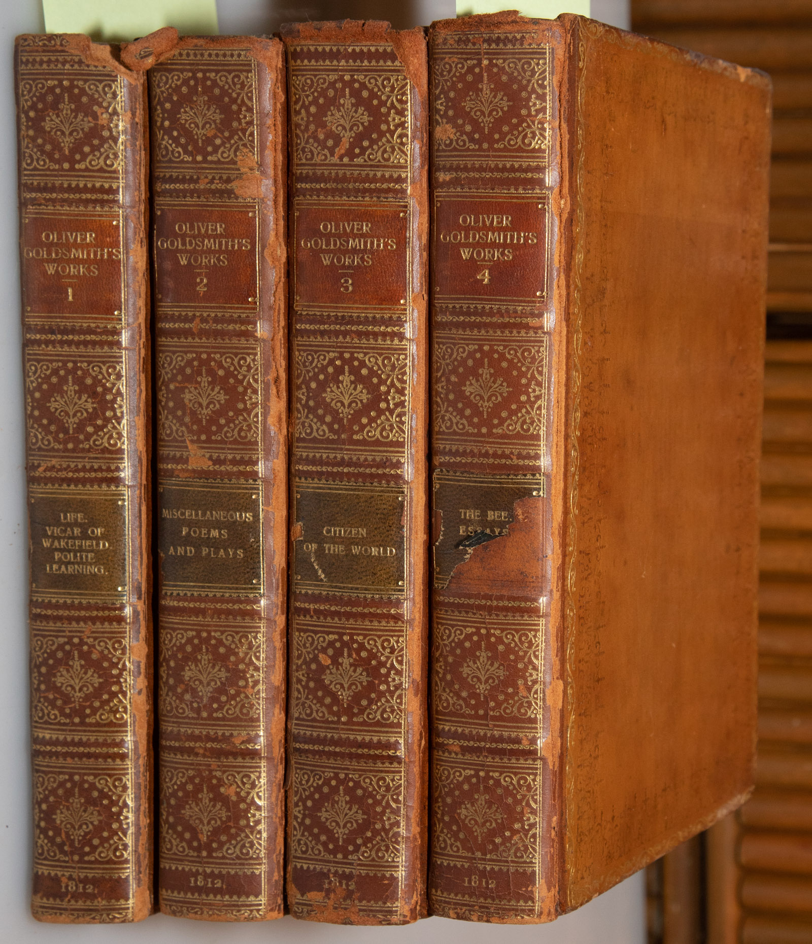 GOLDSMITH, MISCELLANEOUS WORKS,1812