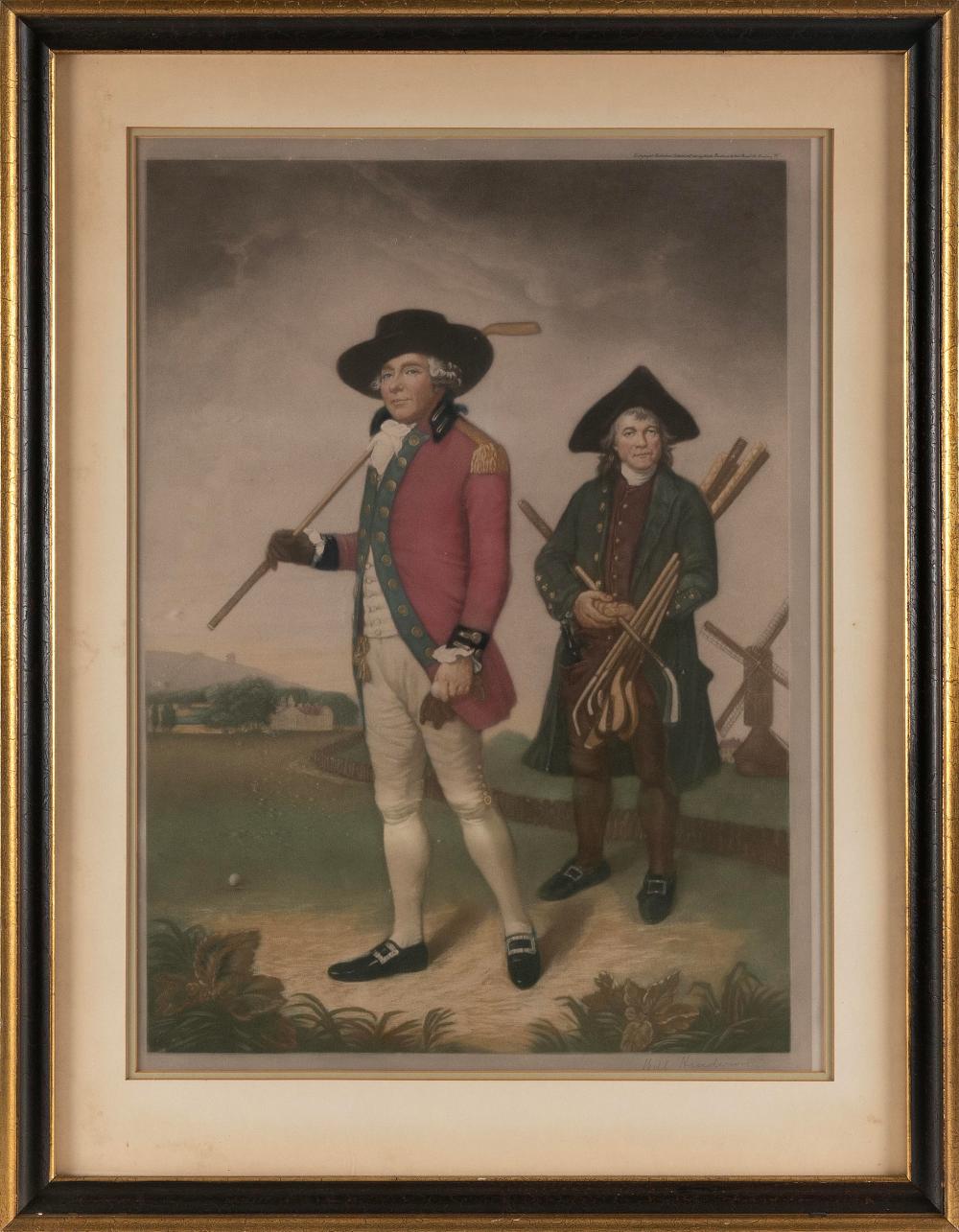 GOLFING PRINT AFTER LEMUEL