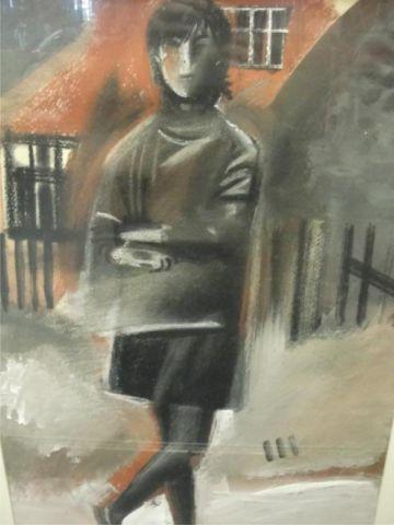 GOLOSIY. Gouache of a Girl.